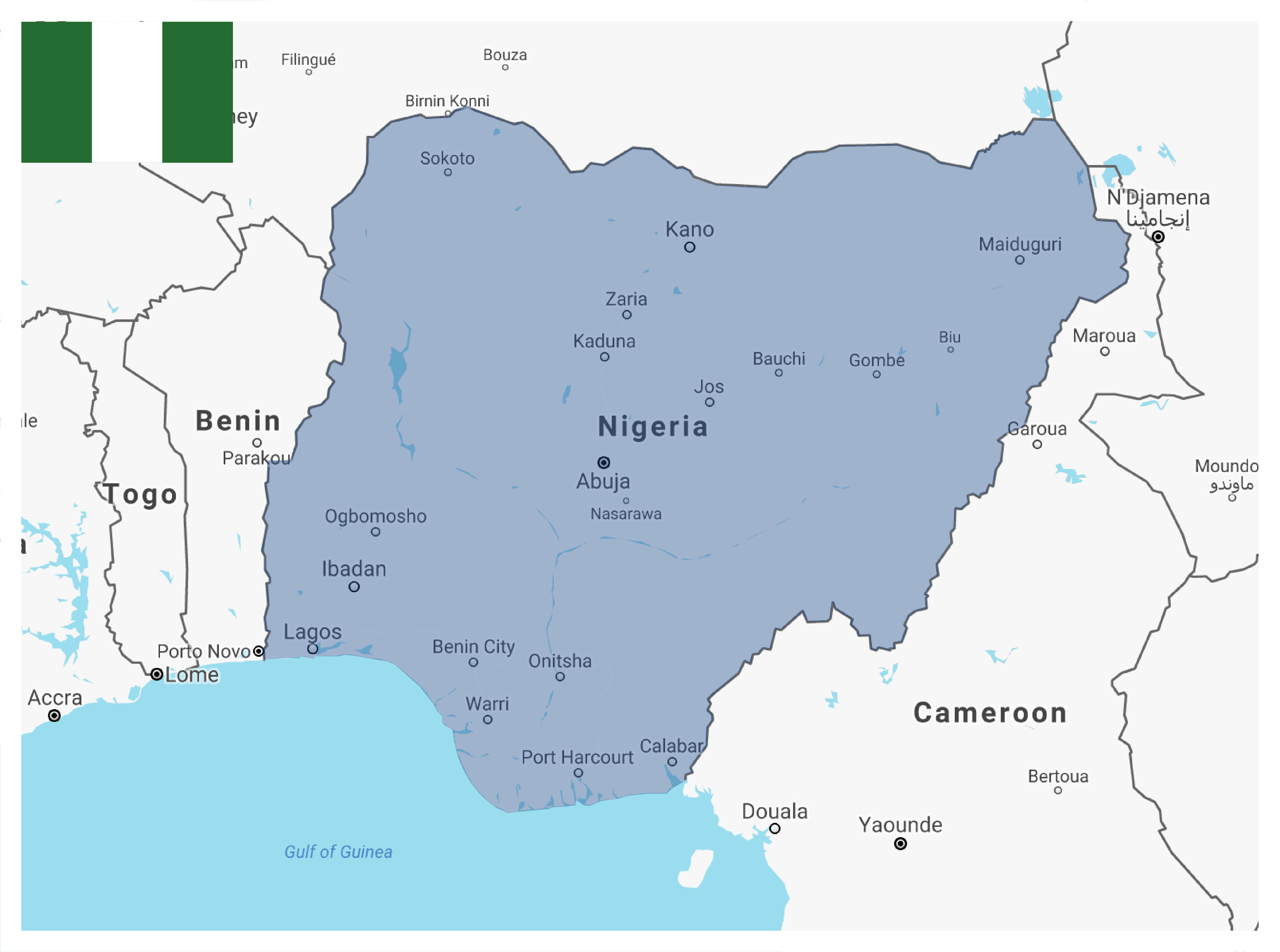 Nigeria map